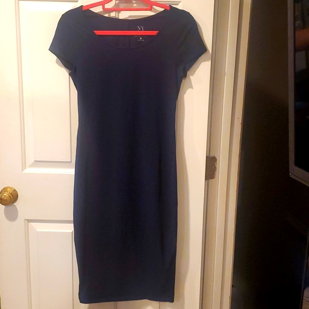 Ny&Co midi dress navy Medium